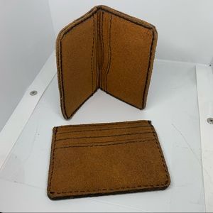 2 New Handmade Leather Wallets